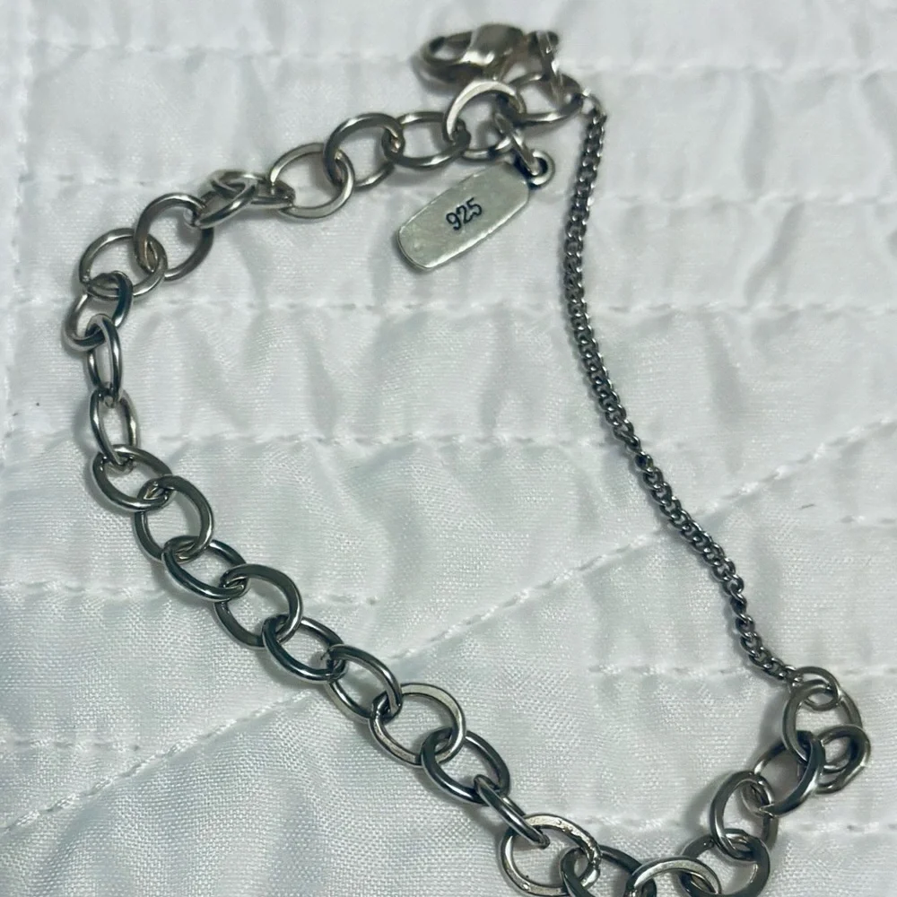 James Avery Forged Link Charm Bracelet Small - NEVER WORN - Picture 10 of 11
